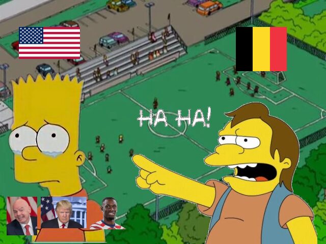 Ha! Ha! Belgium 4 – USA 1