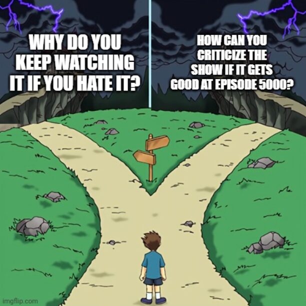 I just can’t win!