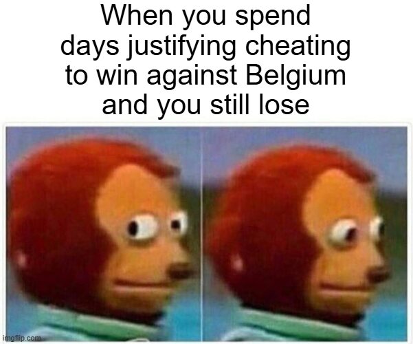 When you cheat and still lose