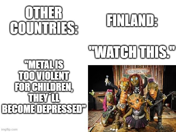 Of course they have a kids metal band