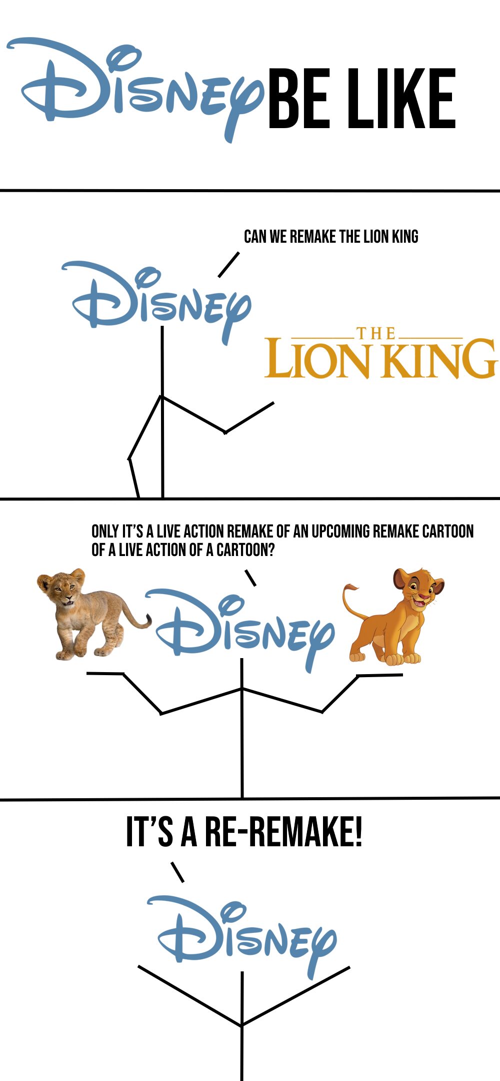 Disney be like: