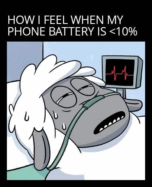 Especially when your screen gets dimmer.