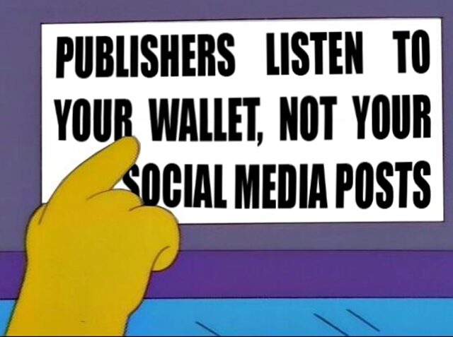 everyone agrees with you but no one actually listens