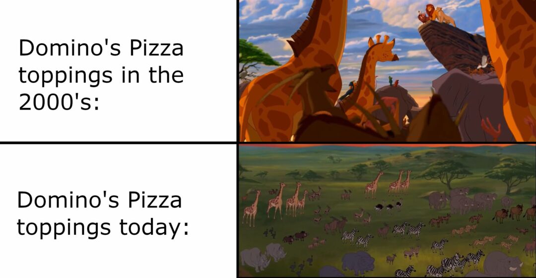 “Extra pepperoni” is just an adequate amount of pepperoni
