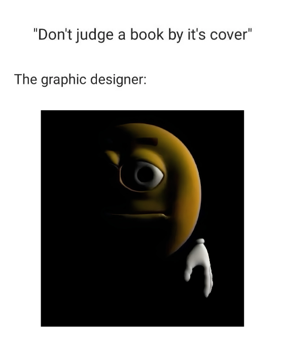 The graphic designer who spent hours on it