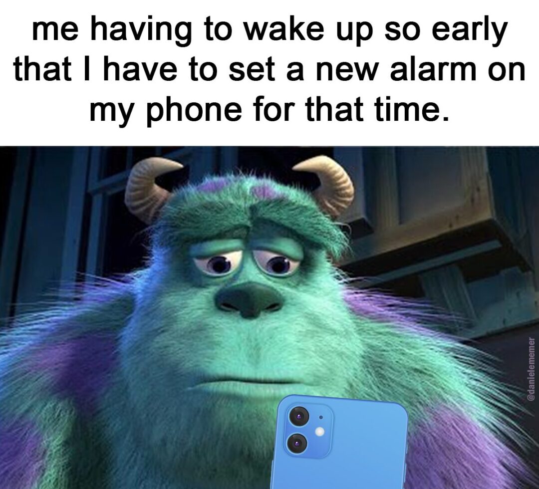 Hello 4.30 alarm, welcome to the family