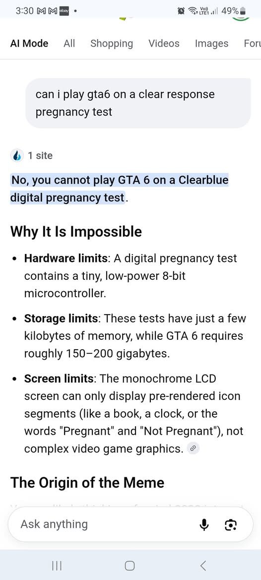 You can, however, play call of duty.