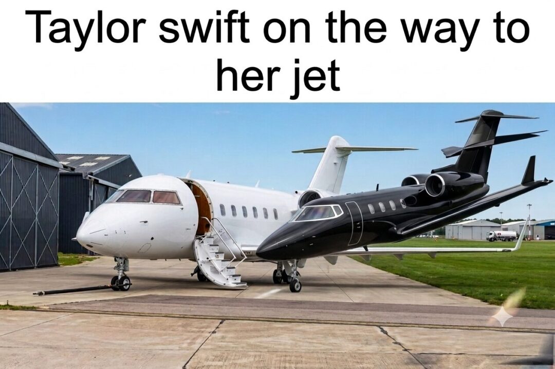 Lowkey ts is true as she uses 2 jets 😭