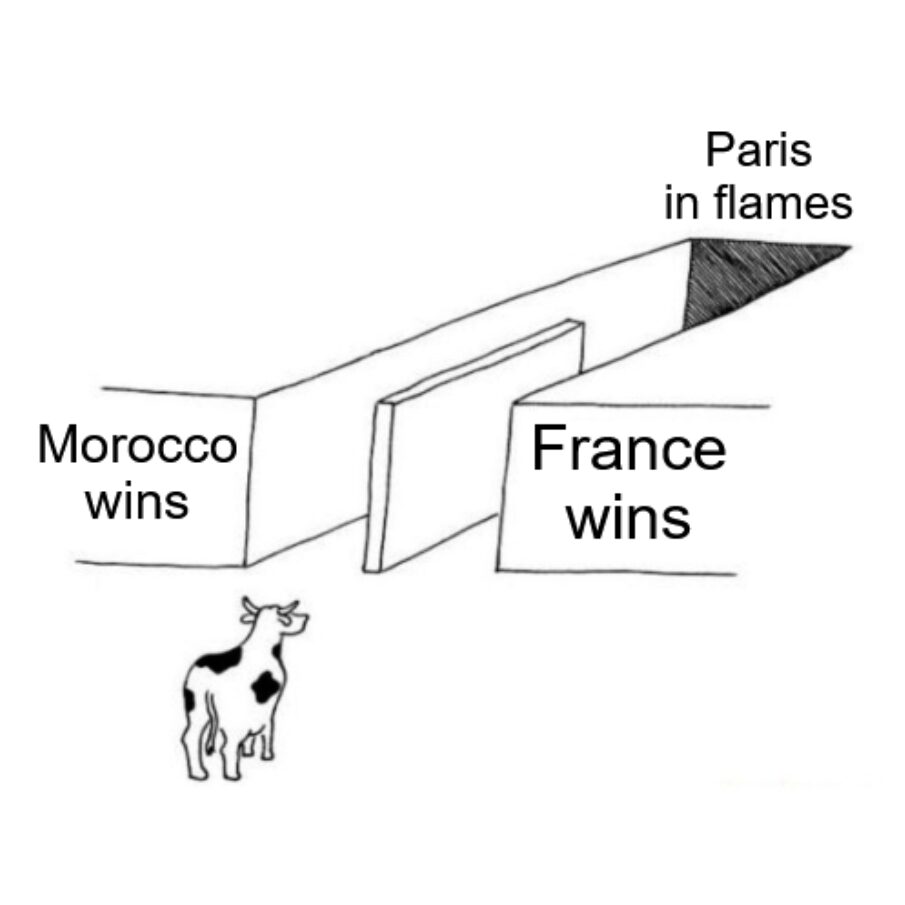 Not making a political statement, guys. But we all know this is how Thursday will end