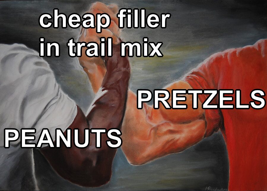 I want trail mix, not fail mix
