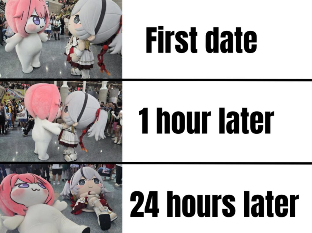Modern dating be like：