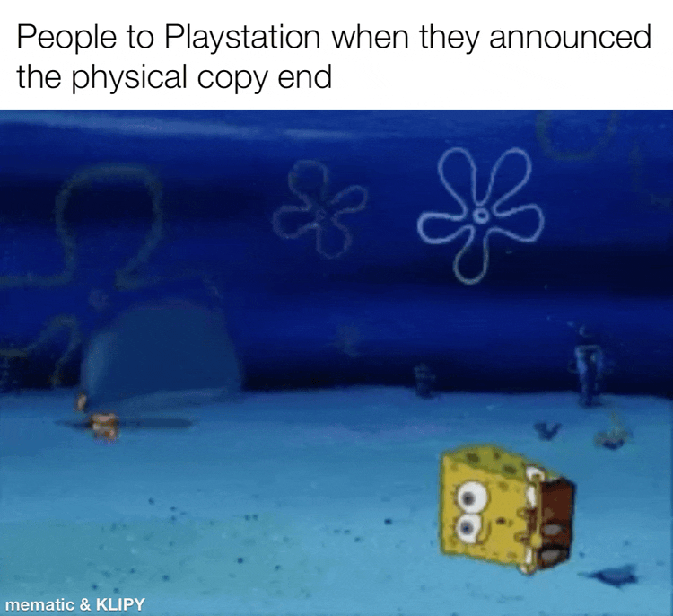Physical Copies must survive PLAYSTATION
