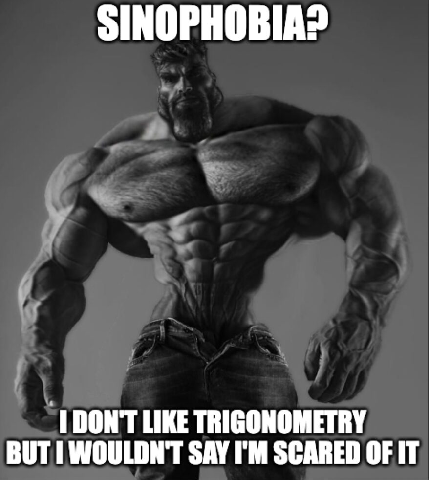 Lol why would I be scared of sin(theta)