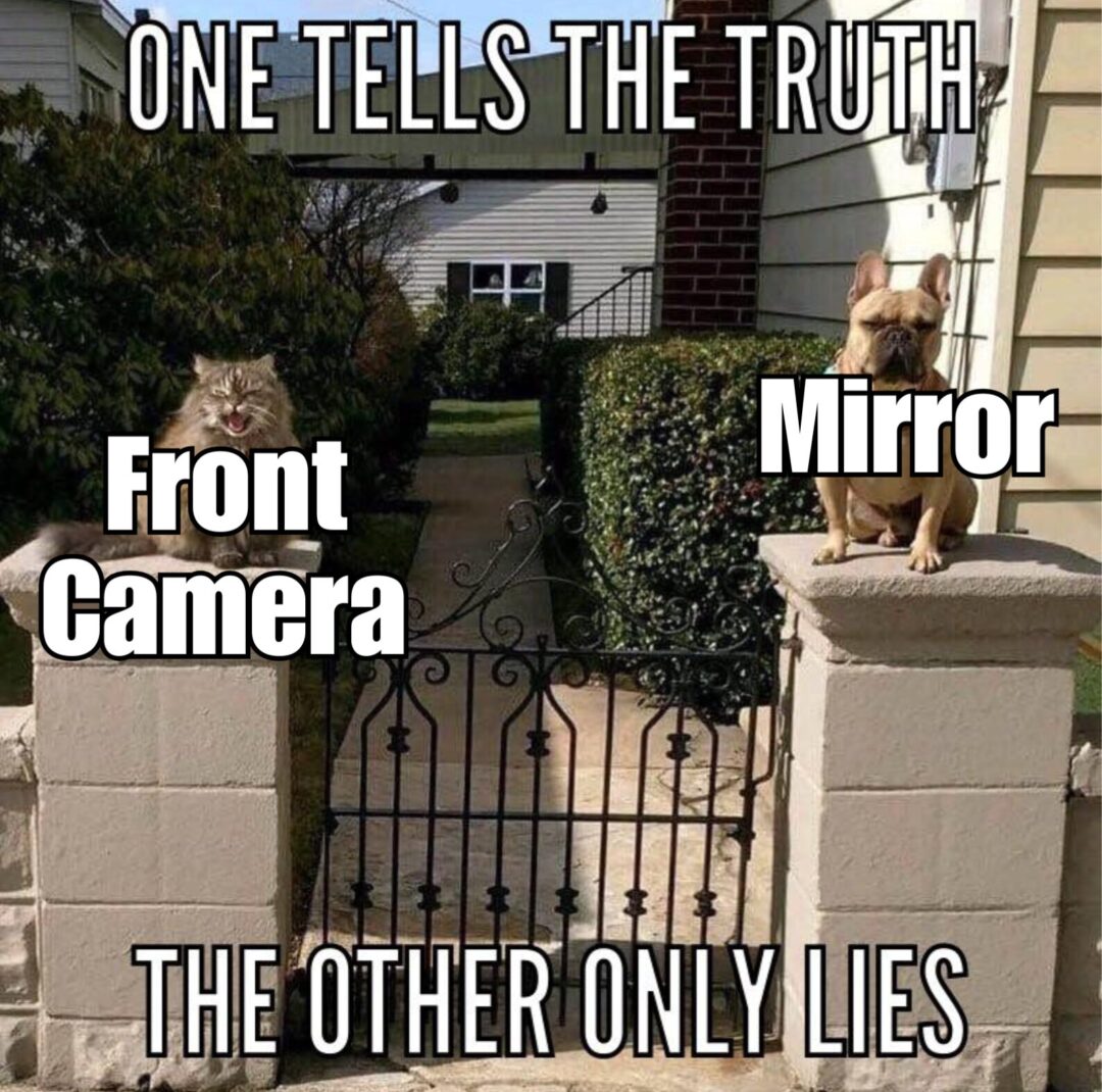 I trust whatever portray me as good looking