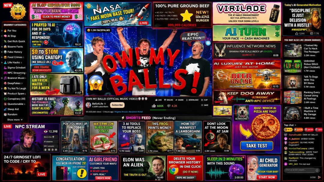 Is it just me or is Youtube looking a little more like Idiocracy every day?