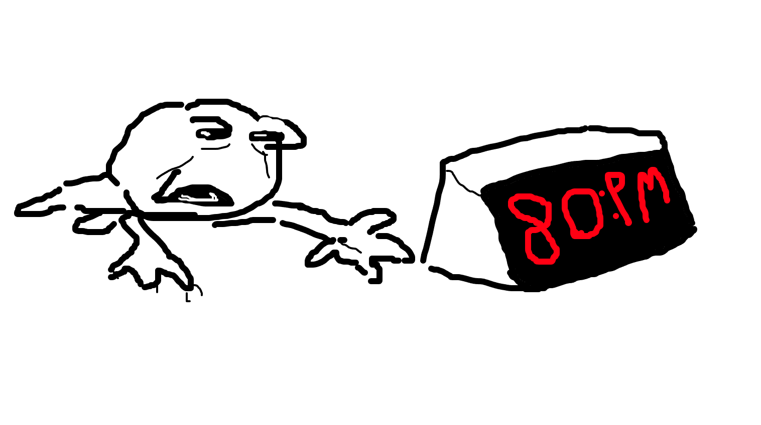 It’s 80:PM today