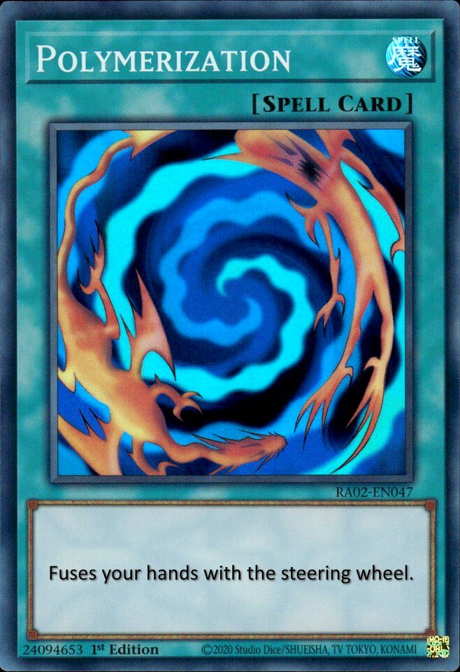 When car uses polymerization