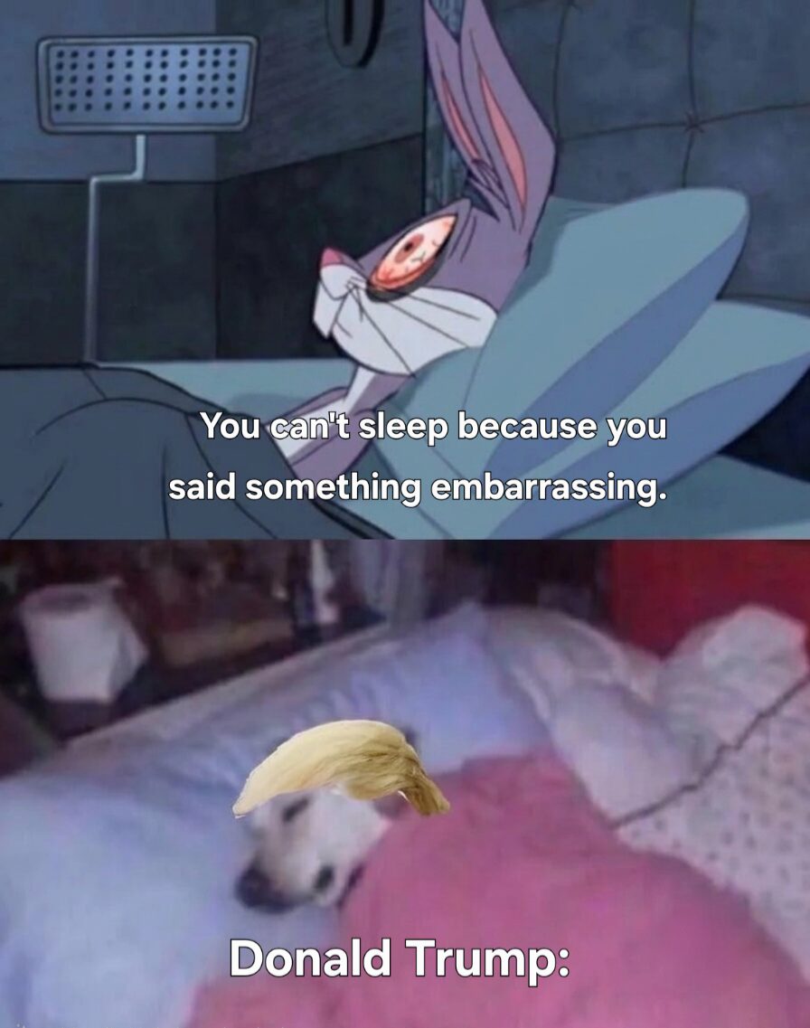 he is dreaming to