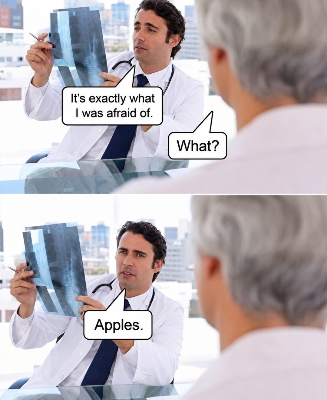Exactly what he feared