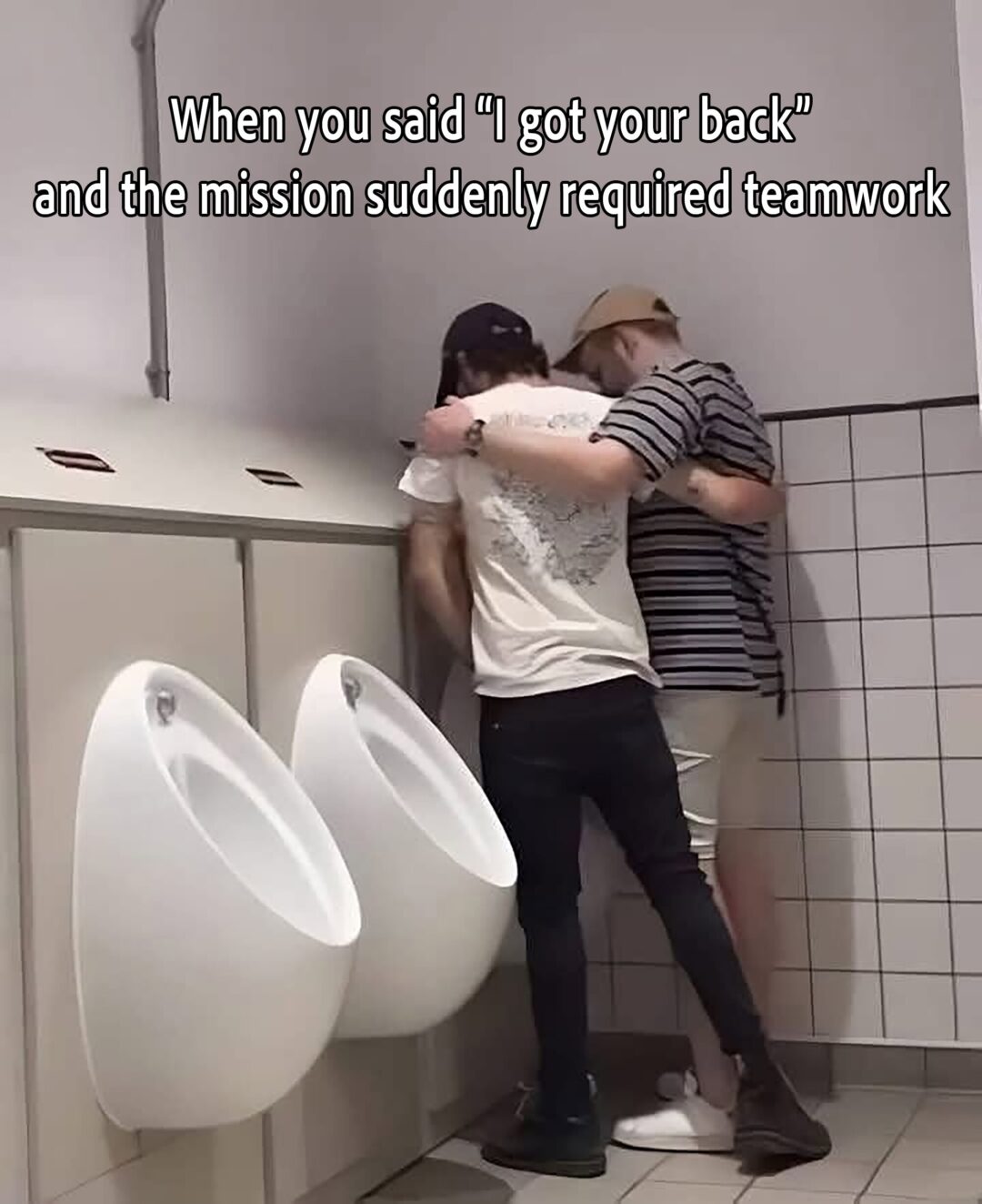 Some friendships are built on trust. Others require splash damage resistance.