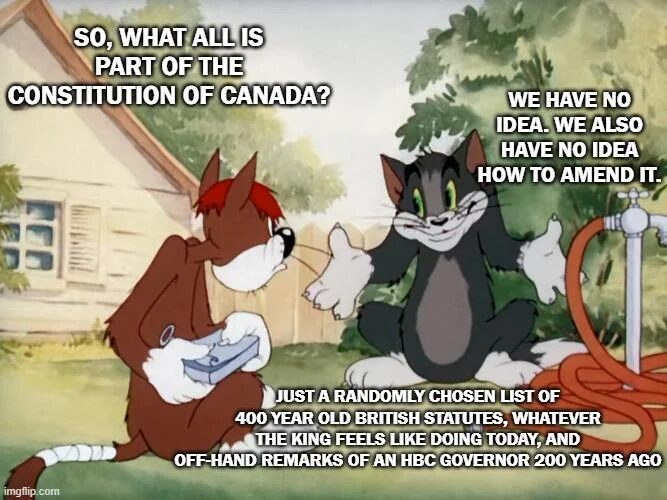 Would you like Democracy, Rule of Law, Absolute Monarchy, Imperialism, Dominioninism Canada: “Yes.”