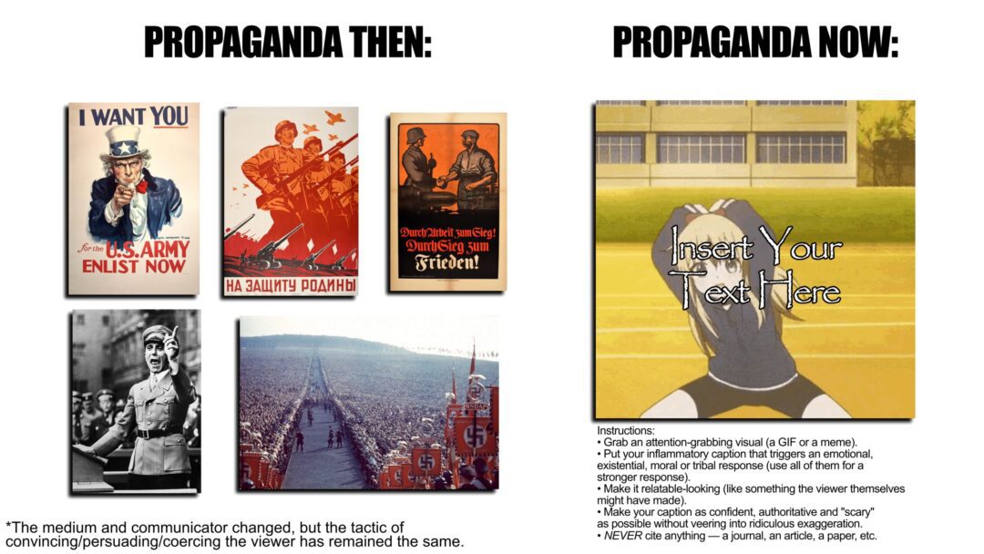 Memetic warfare, or so I’ve been told.