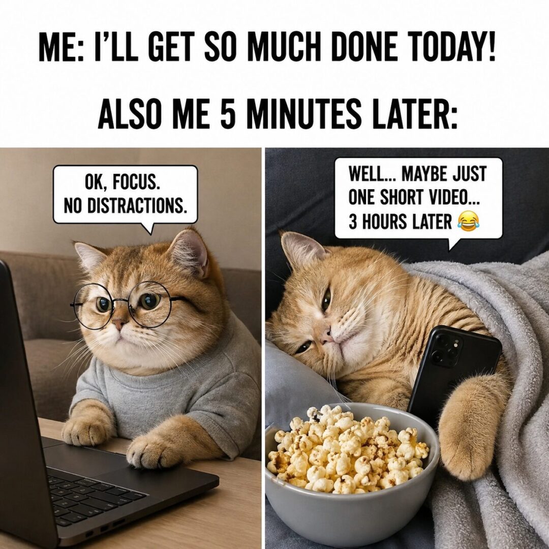 My productivity lasted approximately 5 minutes 😂