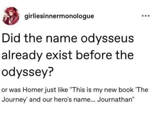 Quite interesting name Homer made.