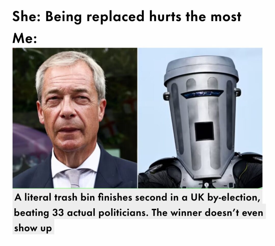 Being replaced hits different