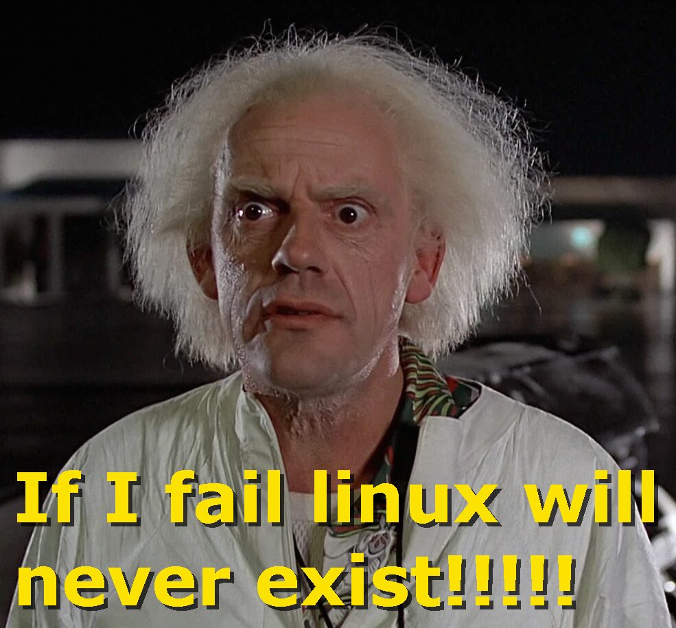 sudo ‘Back To The Future’
