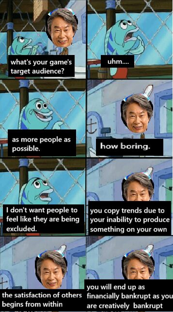 super Mario’s creator said something like this in an interview.