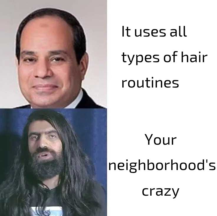 I want to know the secret behind his hair