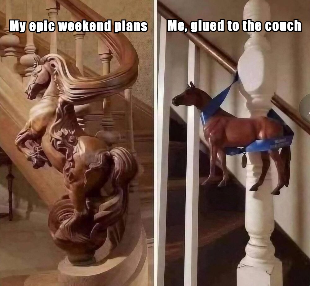 every weekend 😉