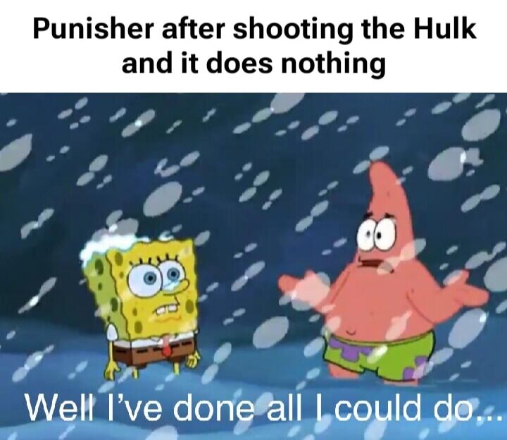 We’ve done nothing and we’re all out of ideas