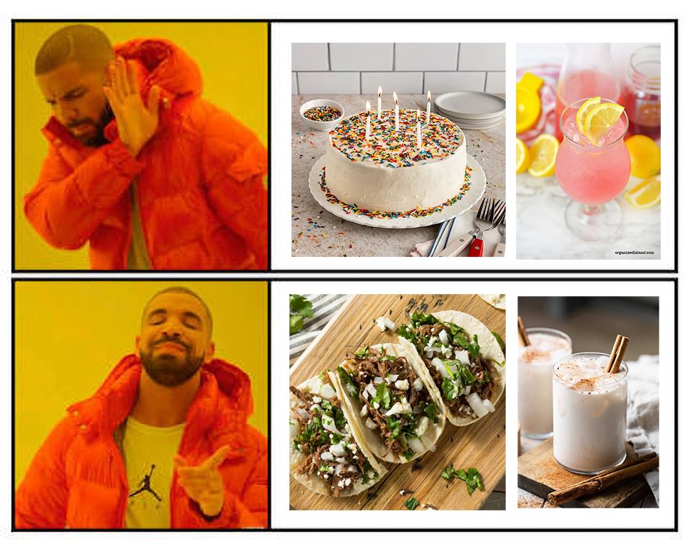 Cake only if we must
