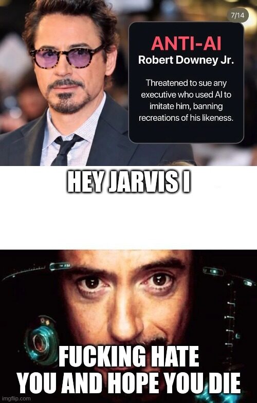 Chat, I can’t believe RDJ hates Jarvis IRL