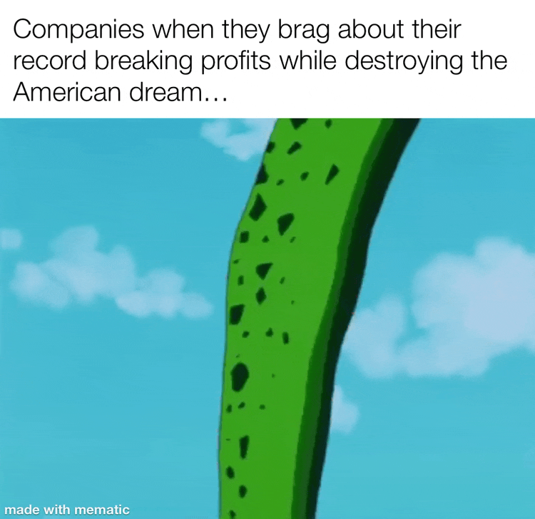 Corporate greed everywhere….