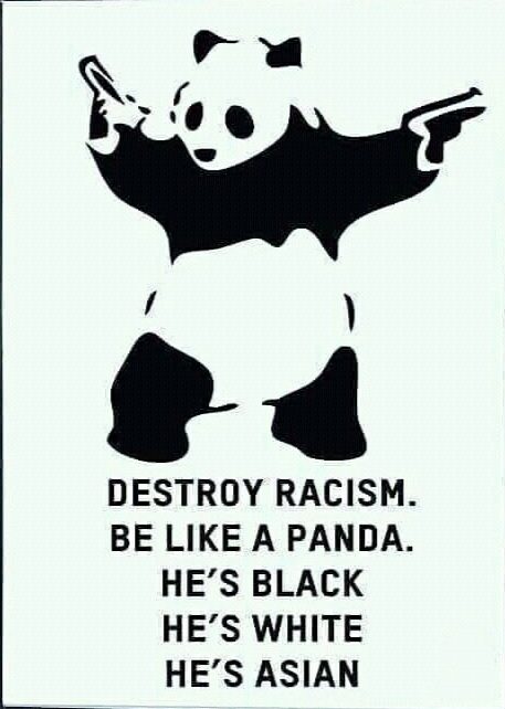 Destroy racism!