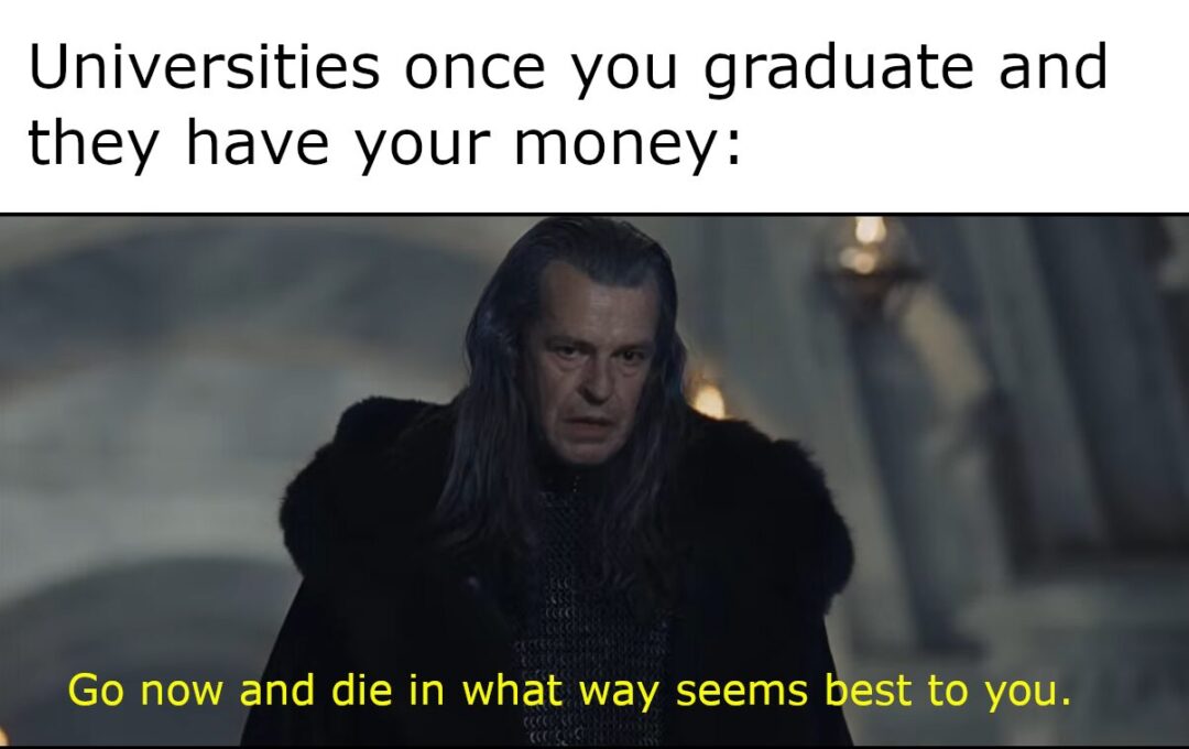 They don’t care about you or your career