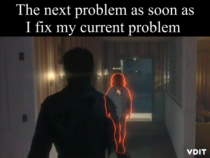 Finally time to rela-nevermind
