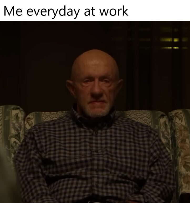 I’m hitting that Mike pose every 30 minutes.