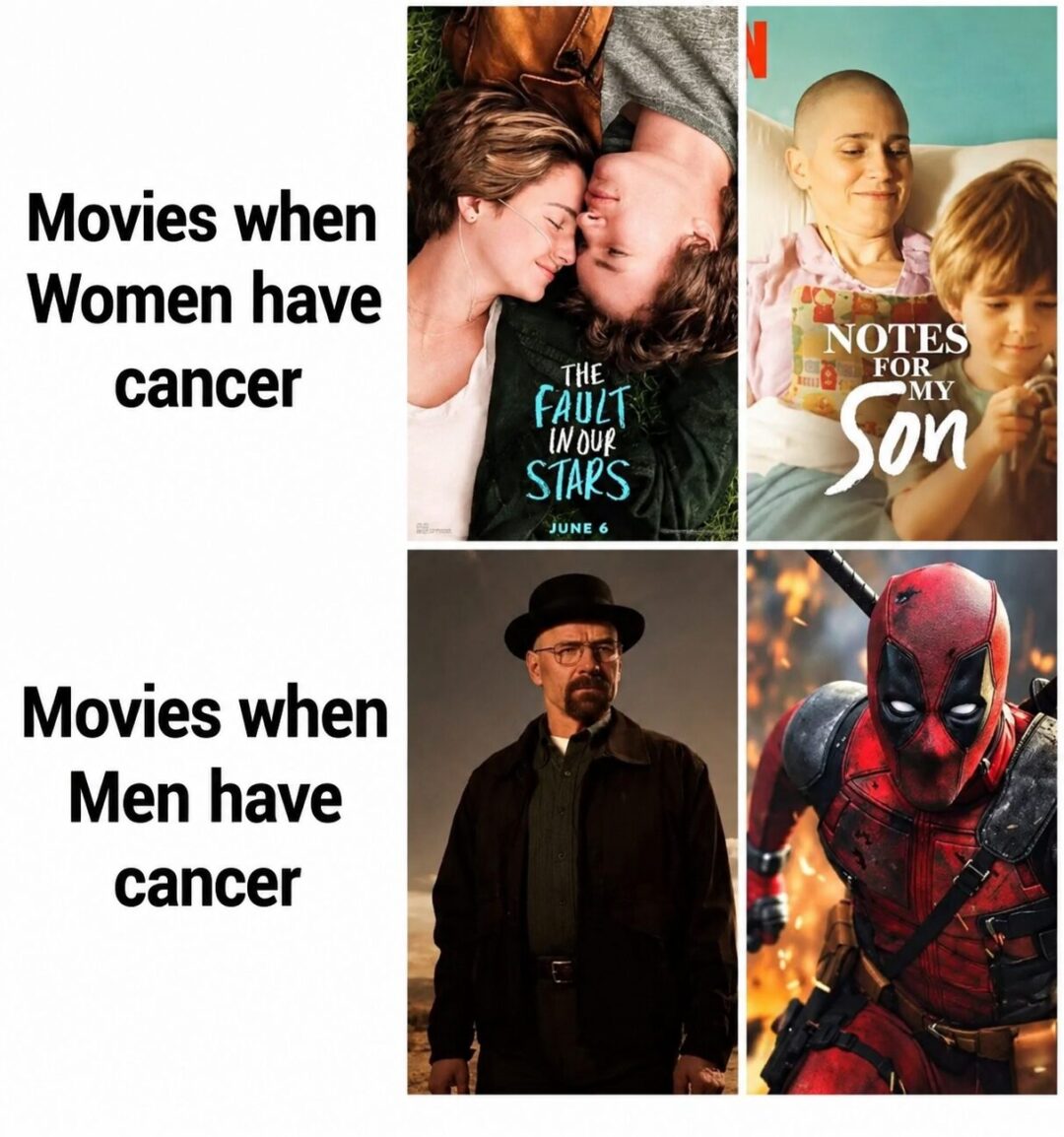 Why does Hollywood have such a different definition of “tragic” depending on who has cancer 😭