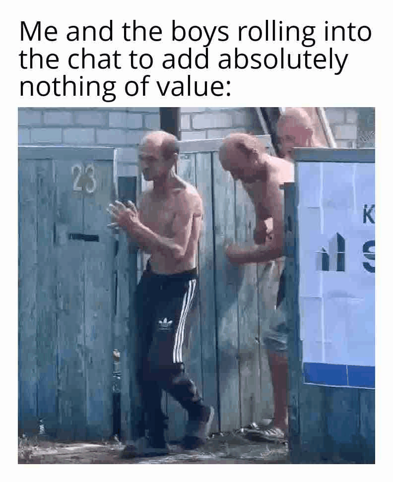 You know how it is…