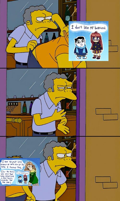 Lady, you’re scaring us