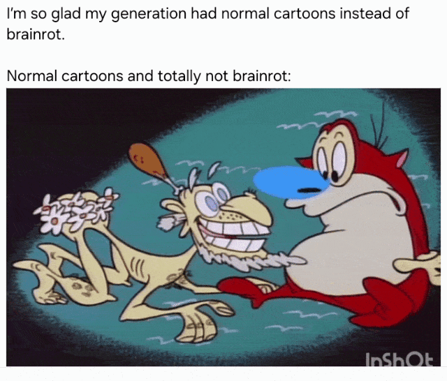Like what we watched was really any better honestly.