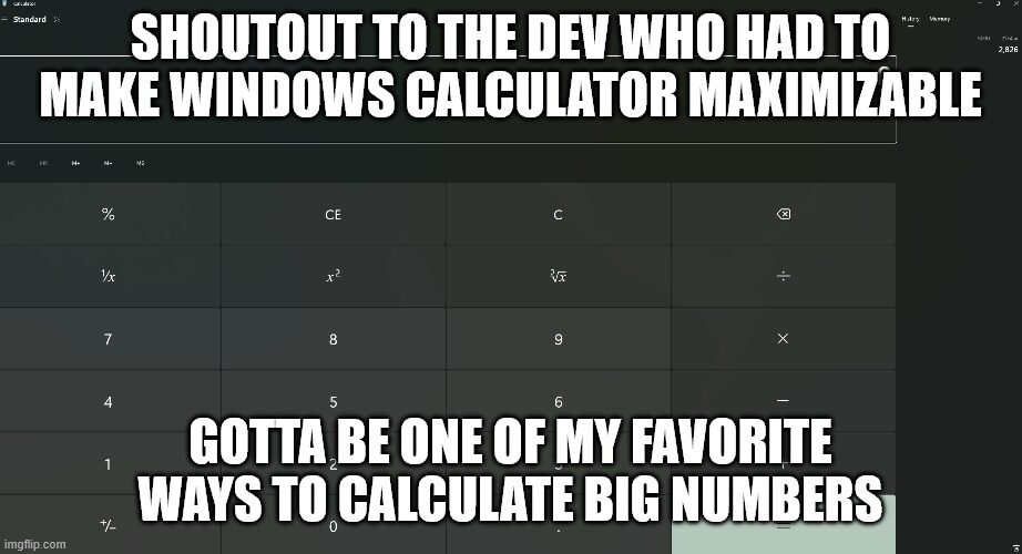 Look at the size of that square root