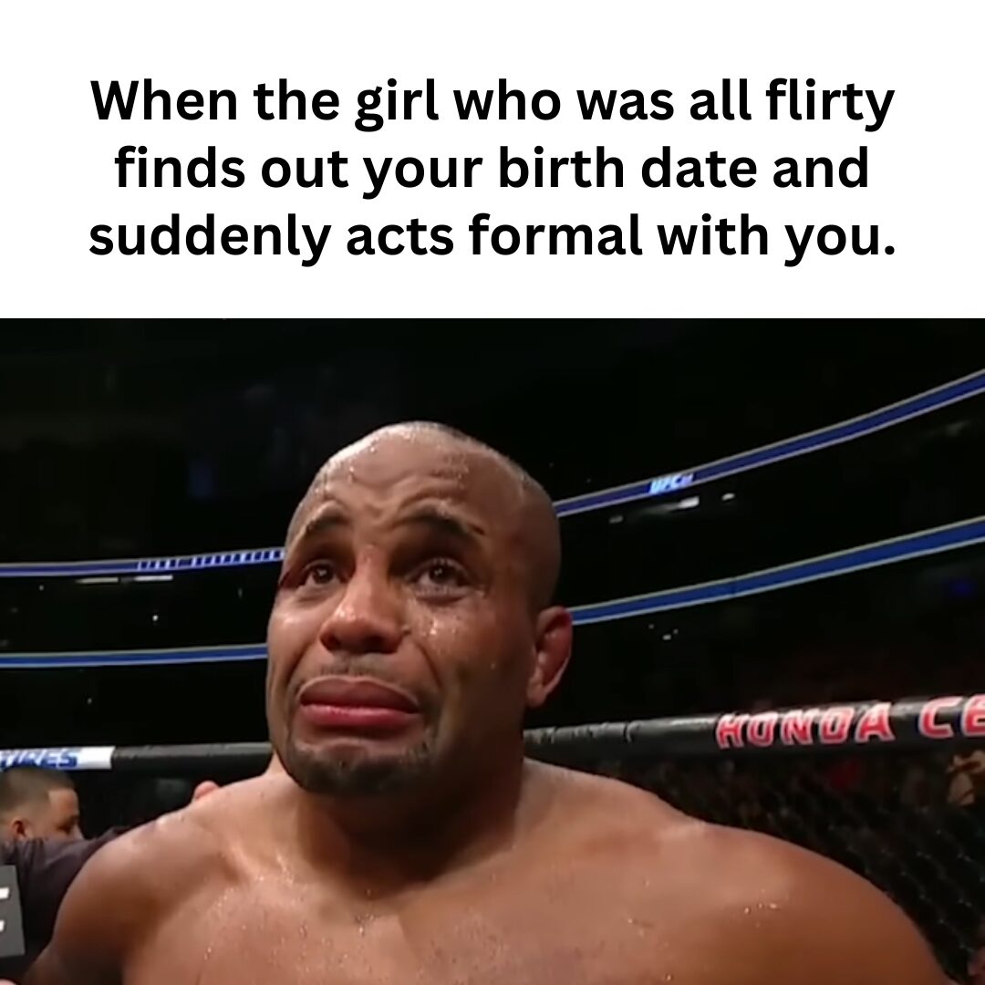 I mean, a wise one doesn’t mind her being older.
