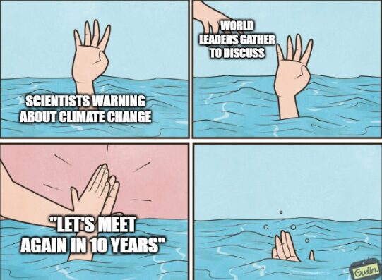 Meanwhile, the planet burns