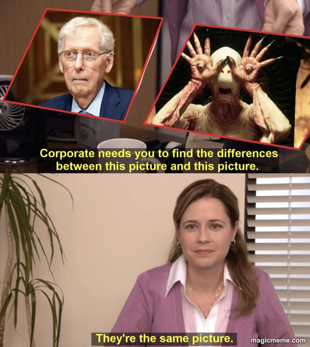 Both of them are nightmare fuel