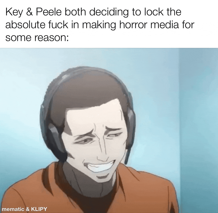Nope (Peele) and Buddy (Key), holy